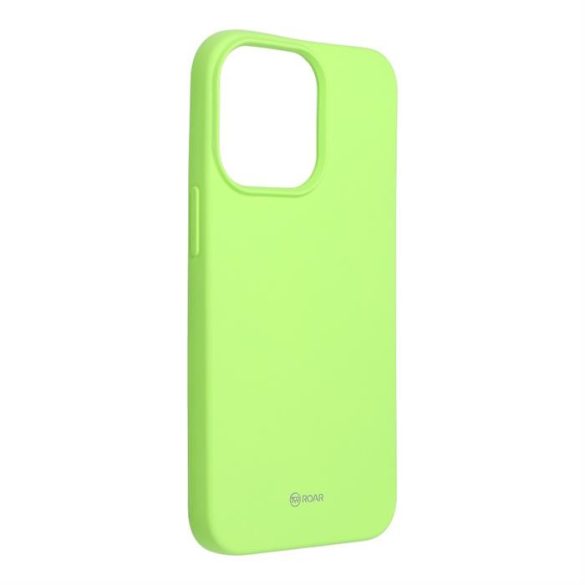 Roar színes zselé tok - iPhone 13 Pro Lime