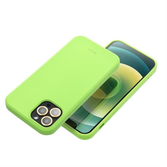 Roar színes zselé tok - iPhone 13 Pro Lime
