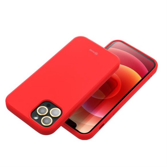 Roar színes zselé tok - iPhone 13 Pro max forró rózsaszín
