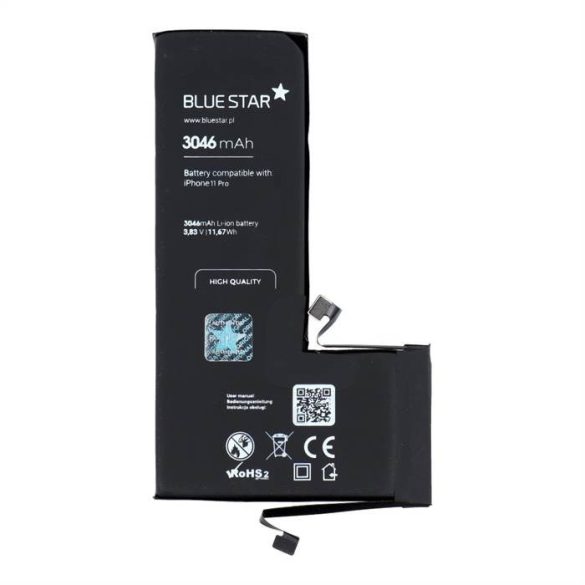 Akkumulátor Iphone 11 PRO 3046 MAH Blue Star HQ