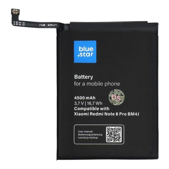 Akkumulátor Xiaomi Redmi Note 8 Pro (BM4J) 4500 mAh Li-Ion Blue Star