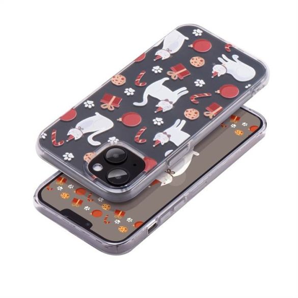 Forcell WINTER 21/22 Tok for Xiaomi Redmi Note 10 Karácsonyi macska