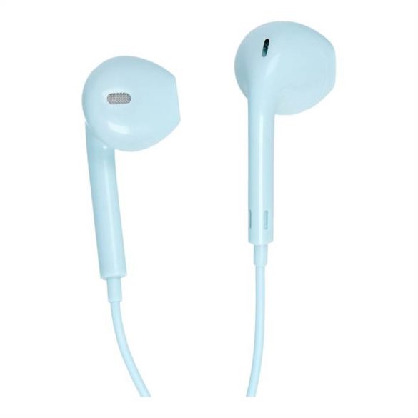 Vezetékes fülhallgatók mikro jack 3,5mm PA-E65 kék