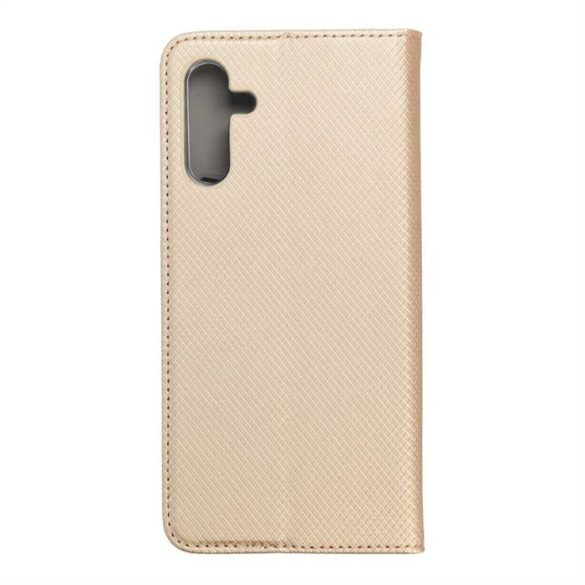 Smart Case könyvtok Samsung A13 5G / A04S arany