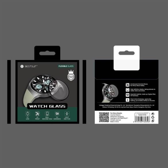 Bestsuit Rugalmas hibrid üveg Apple Watch Series 7-41mm