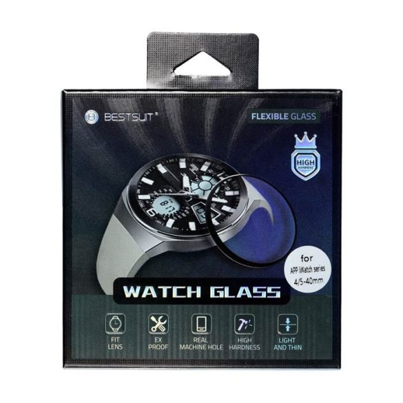 Bestsuit Rugalmas hibrid üveg Apple Watch Series 7-41mm