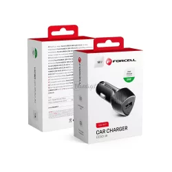   Forcell Carbon CC50-2A autós töltő 1xUSB-A csatlakozóval 18W fekete