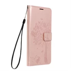 Forcell Mezzo flipes tok Samsung S22 fa Rose arany