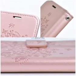 Forcell Mezzo flipes tok Samsung S22 fa Rose arany