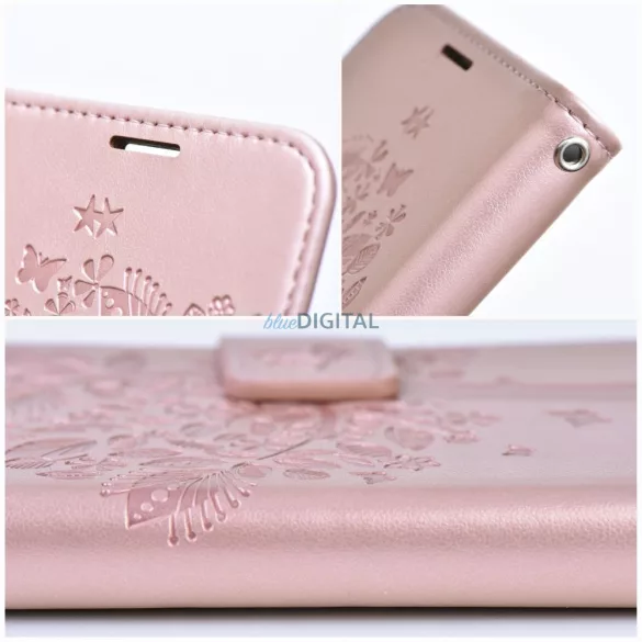 Forcell Mezzo flipes tok Samsung S22 fa Rose arany