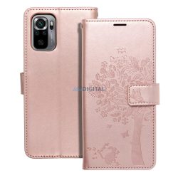   Forcell Mezzo flipes tok Xiaomi Mi 11 Lite 5G / MI 11 Lite LTE (4G) / mi 11 Lite fa rose arany