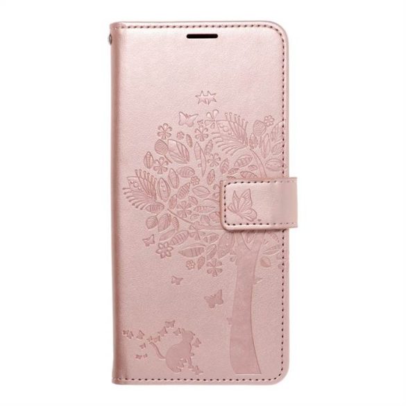 Forcell Mezzo flipes tok Xiaomi Mi 11 Lite 5G / MI 11 Lite LTE (4G) / mi 11 Lite fa rose arany