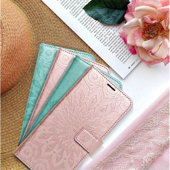 Forcell Mezzo flipes tok Xiaomi Mi 11 Lite 5G / MI 11 Lite LTE (4G) / mi 11 Lite Mandala Rose arany