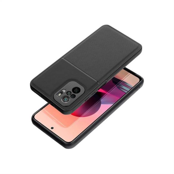 Forcell Noble Tok for Xiaomi Redmi Note 10/10S fekete