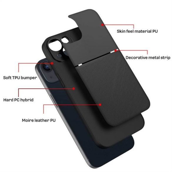 Forcell Noble Tok for Xiaomi Redmi Note 10 PRO / REDMI Note 10 PRO max fekete