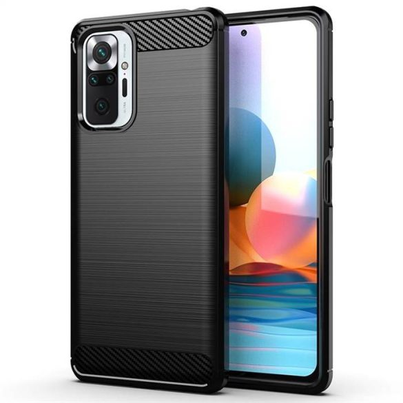 CARBON tok Xiaomi POCO M4 PRO 5G / Redmi Note 11T 5G / Redmi Note 11S 5G fekete