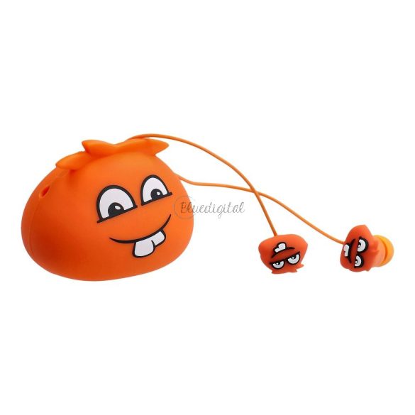 Fülhallgató Jellie Monster narancs YLFS-01 Jack 3,5mm narancs