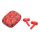 Vezeték nélküli TWS fülhallgató Jellie Monster - piros