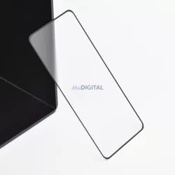   5d teljes képernyős edzett üvegfólia - iPhone 13 (matt) fekete