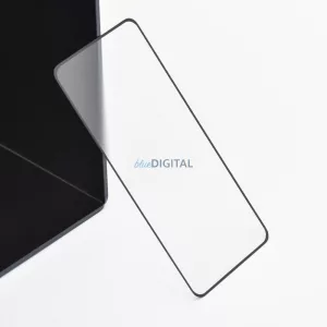 5d teljes képernyős edzett üvegfólia - iPhone 13 (matt) fekete