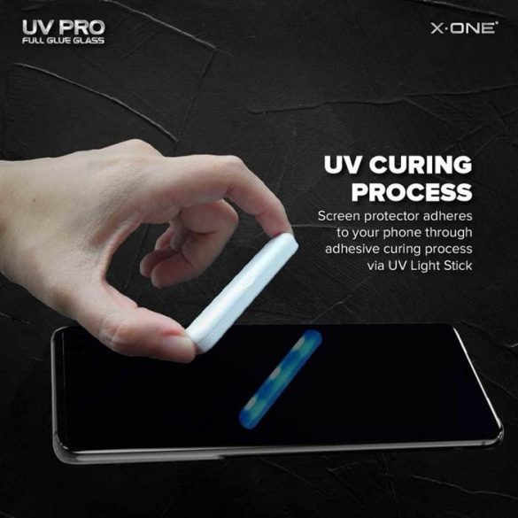 UV Pro edzett üvegfólia X-One - Samsung Galaxy S22 Ultra (tok-barát)