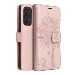 Forcell Mezzo flipes tok Samsung A33 5G fa Rose arany