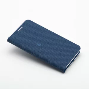 Forcell Luna flipes Carbon Samsung A33 5G kékhez tok