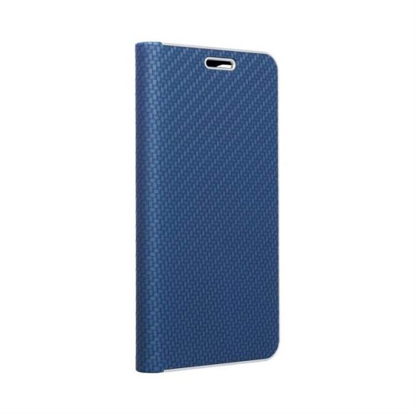 Forcell Luna flipes Carbon Samsung A33 5G kékhez tok
