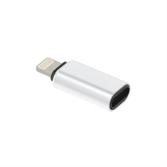 Adapter Charger Typ C - iPhone Lightning 8-Pin Silver