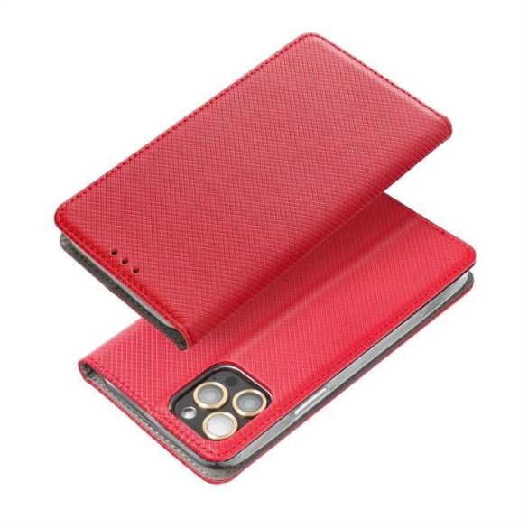 Smart Case könyvtok Xiaomi POCO M4 PRO 5G / Redmi Note 11T 5G / Redmi Note 11S 5G piros