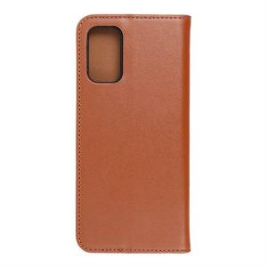 LEATHER könyvtok Xiaomi POCO M4 PRO 5G / Redmi Note 11T 5G / Redmi Note 11S 5G barna színben