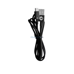   FORCELL USB kábel Micro 2,1A C321 TUBE fekete 1 méteres kábel 1 méter