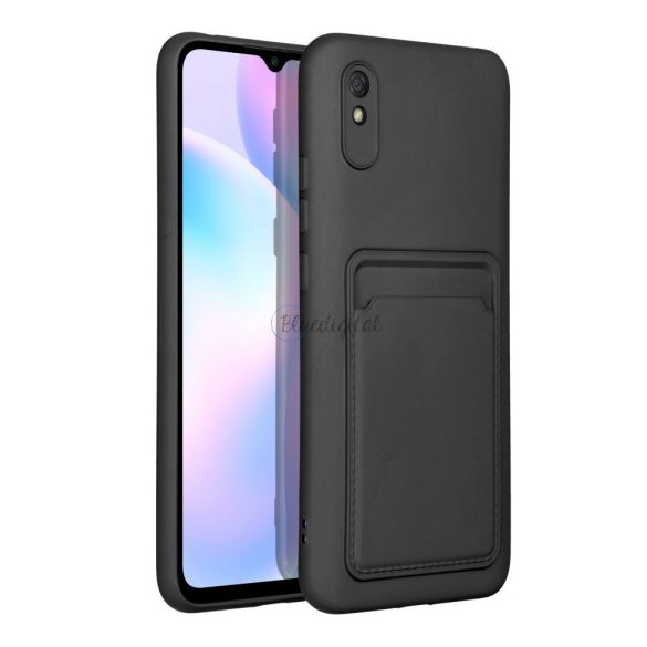 Forcell kártya tok Xiaomi Redmi 9a / 9at fekete