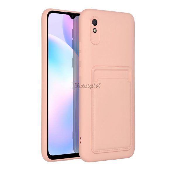 Forcell kártya tok Xiaomi Redmi 9a / 9at rózsaszín