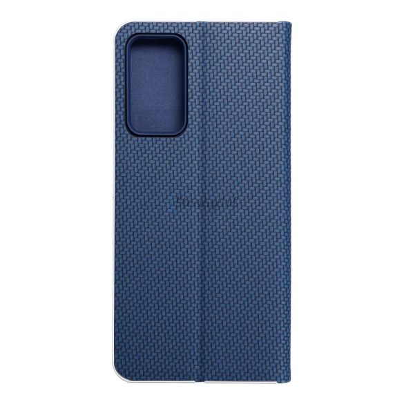 Forcell Luna flipes tok Carbon Xiaomi Redmi Note 11 Pro / 11 Pro 5G Blue