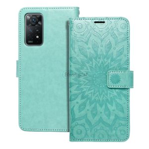 Forcell mezzo flipes tok Xiaomi Redmi Note 11 Pro / 11 Pro 5G Mandala Green