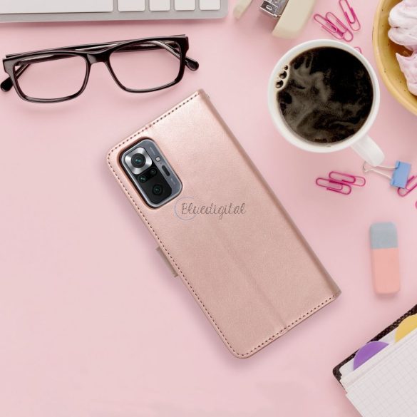 Forcell mezzo flipes tok Xiaomi Redmi Note 11 Pro / 11 Pro 5G Mandala Rose arany