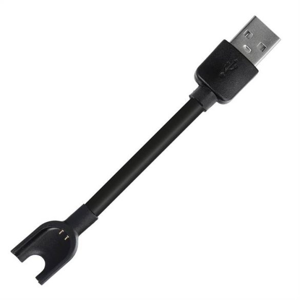 USB kábel Xiaomi Mi Band 3 töltéséhez 15±1cm fekete