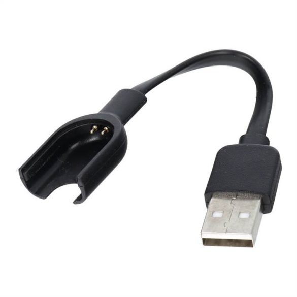 USB kábel Xiaomi Mi Band 3 töltéséhez 15±1cm fekete