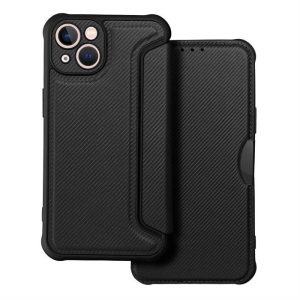Forcell Razor flipes tok iPhone 13 fekete