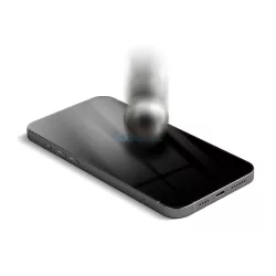   Forcell flexibilis üveg 5D iPhone 13 Pro Max/14 Plus fekete szegéllyel