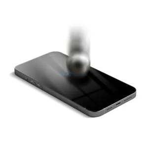 Forcell flexibilis üveg 5D iPhone 13 Pro Max/14 Plus fekete szegéllyel