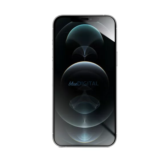 Forcell rugalmas hibrid üveg 5D Apple iPhone 12 Pro Max 6,7"fekete