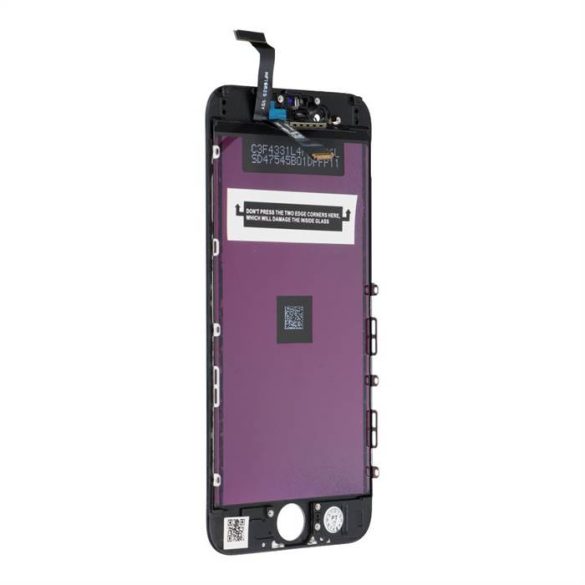 Kijelzővédő Iphone 6 4,7"z fekete (jk)