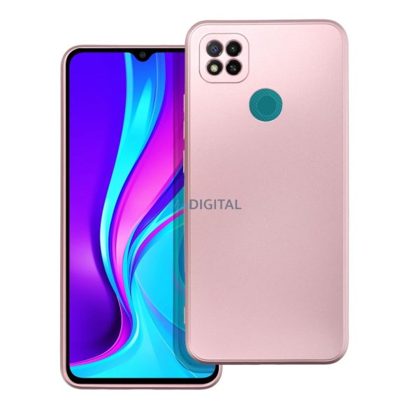 METALLIC tok XIAOMI Redmi 9C rózsaszínű