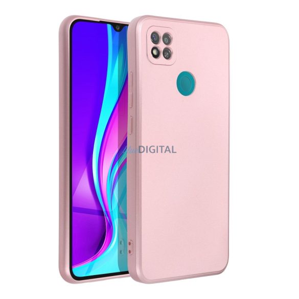 METALLIC tok XIAOMI Redmi 9C rózsaszínű