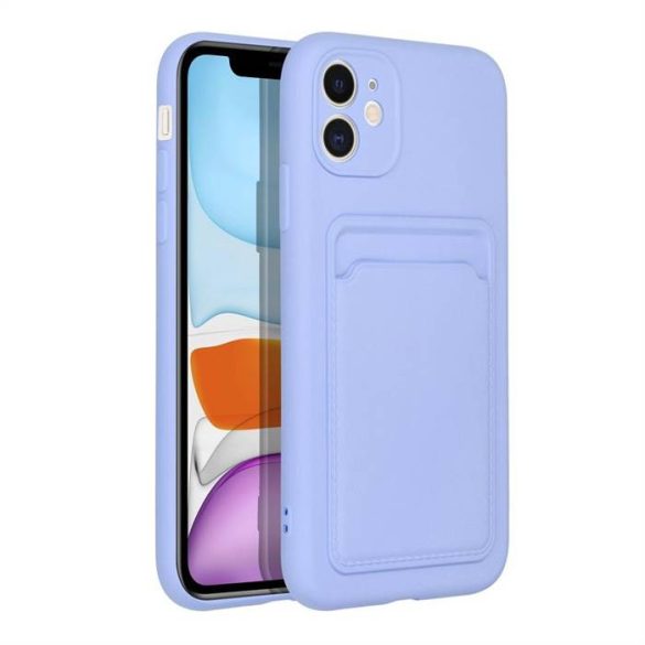 Forcell kártya tok iPhone 11 ibolya