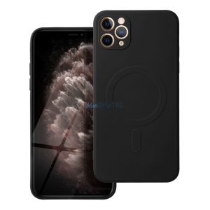 Szilikon Mag Cover tok IPHONE 11 PRO MAX fekete