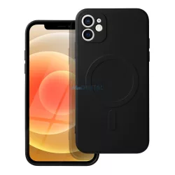 Szilikon Mag Cover tok IPHONE 12 MINI fekete