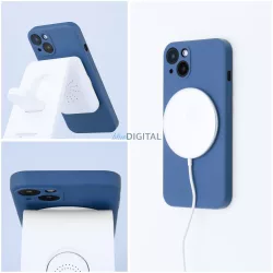 Szilikon Mag Cover tok IPHONE 13 PRO kék